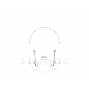 Ebretti windscherm - medium
